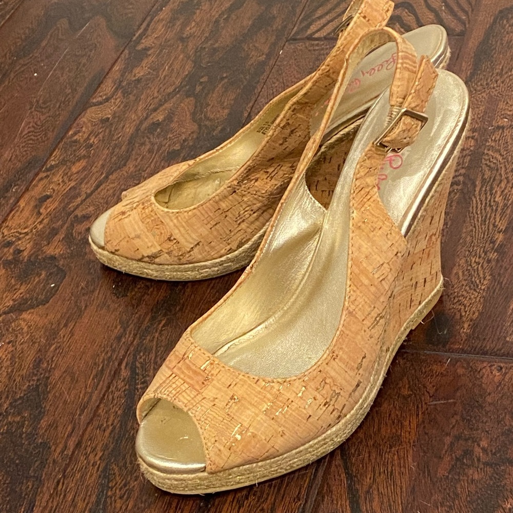 Lilly Pulitzer *Krisie* cord wedge sandals